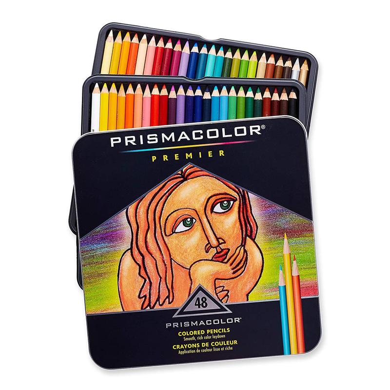 Lápis de Cor Prismacolor Premier Estojo 48 Cores - Lápis Grafite